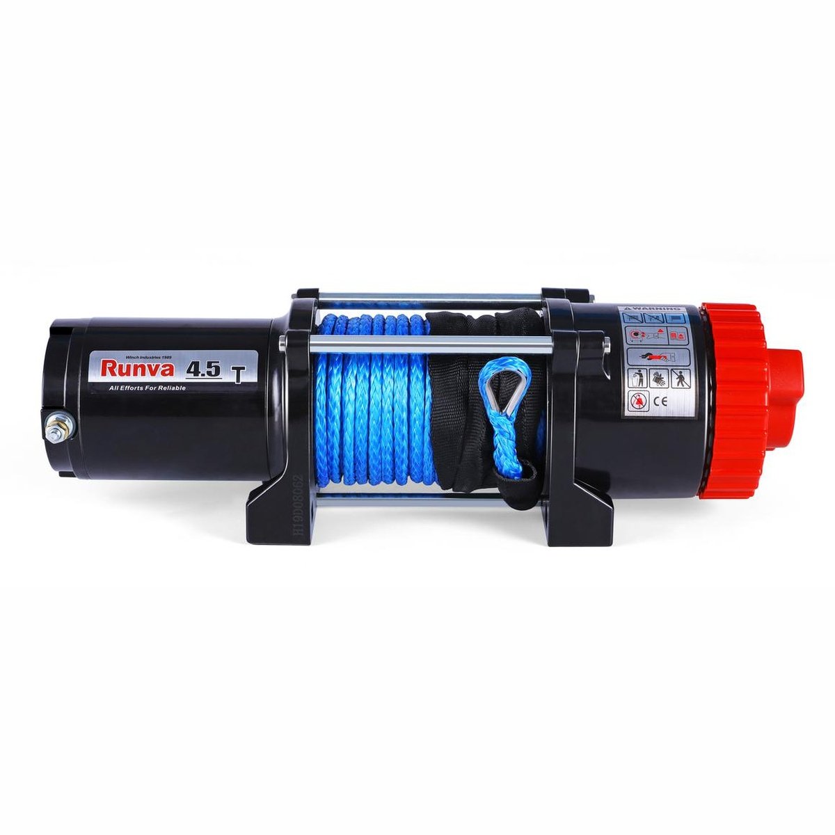 Runva EWT4500 ATV Winch 12V 4500lb W/Synthetic Rope EWT450012VD