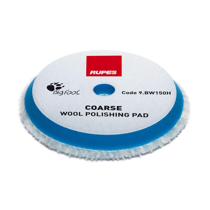 Rupes Bigfoot Wool Polishing Pad Blue Coarse 125mm