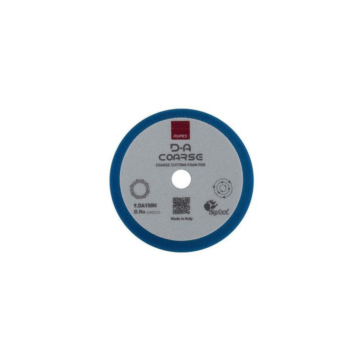Rupes Bigfoot Cutting Foam Pad DA Coarse 125mm