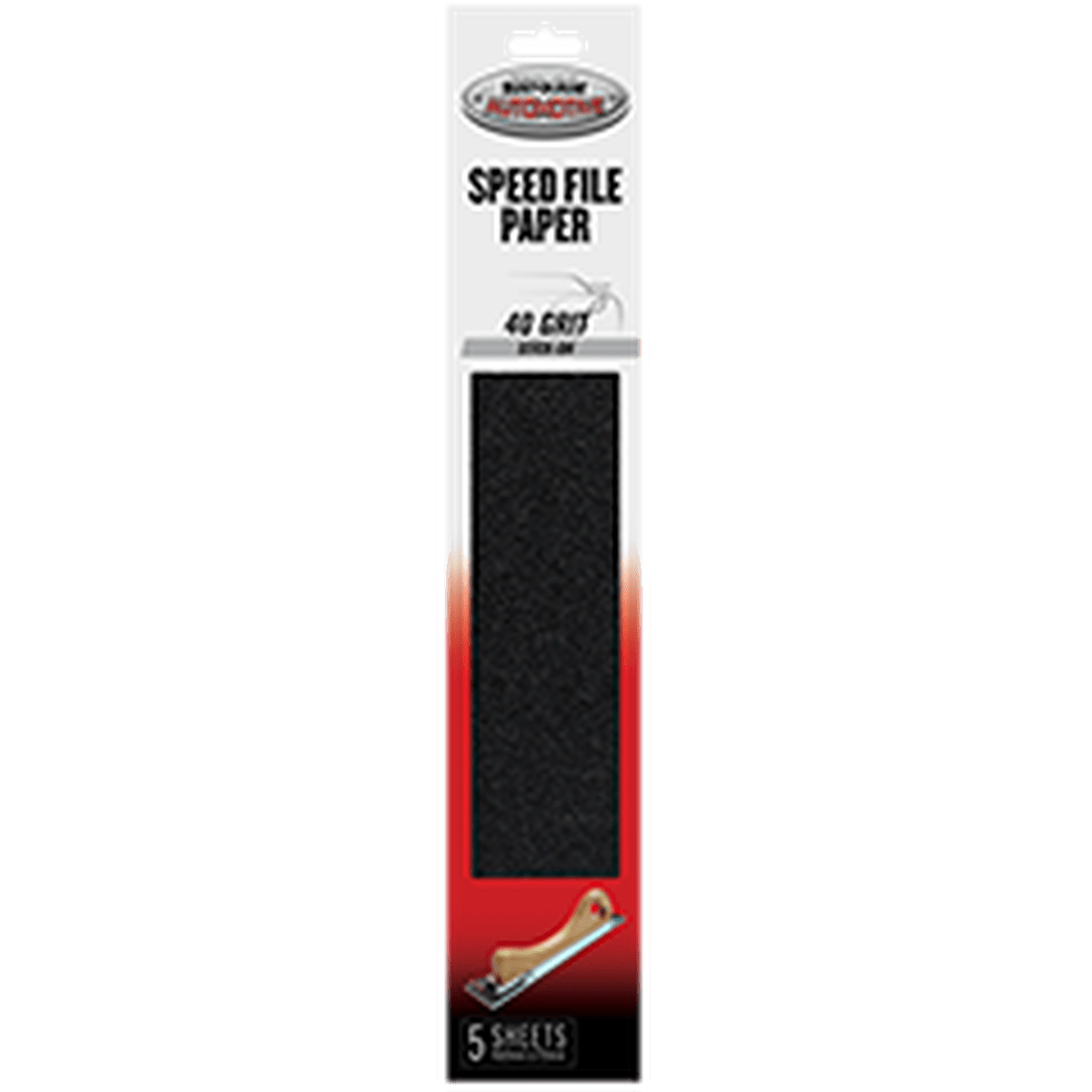 Rust-Oleum Speed File Paper 40 Grit 5 Pack 367647