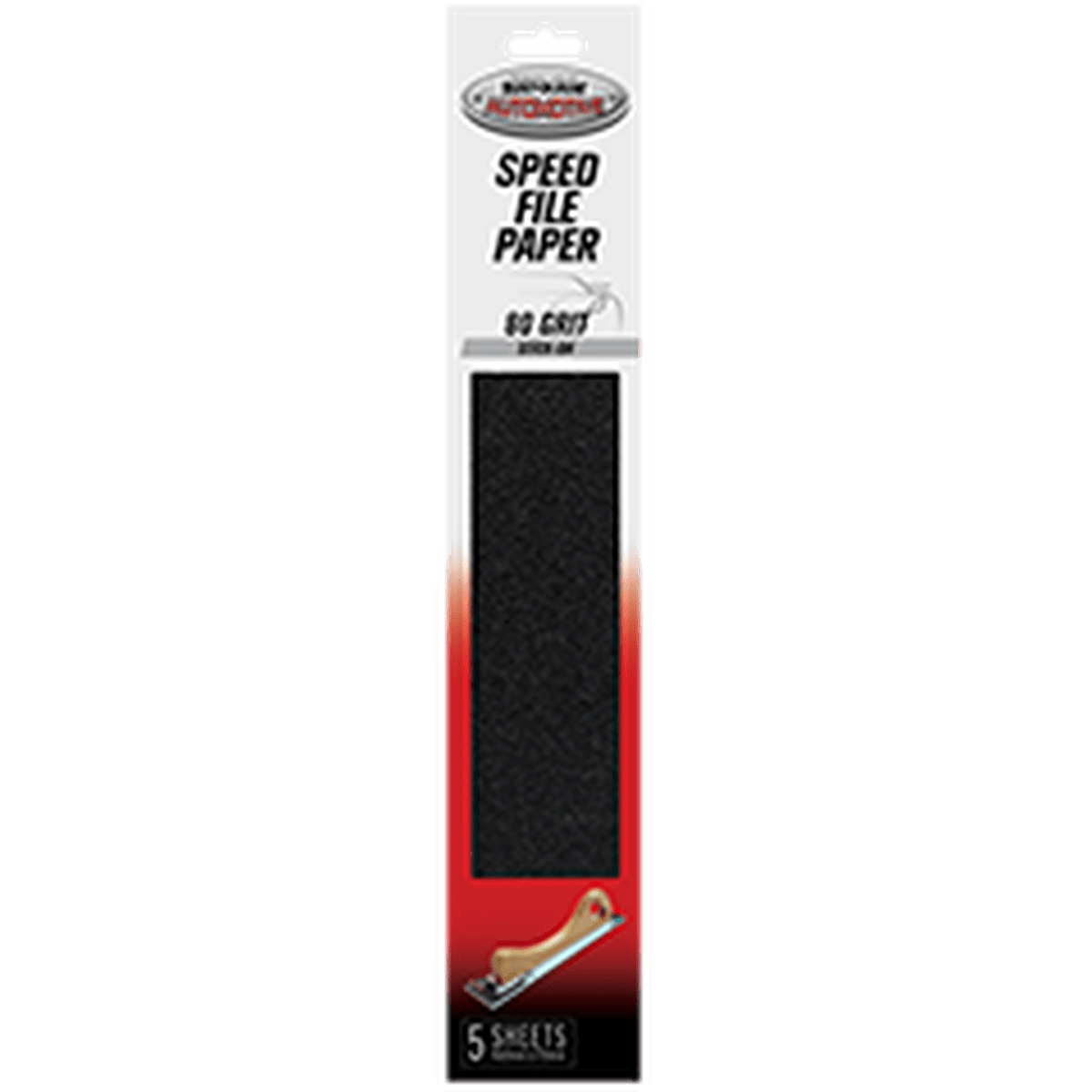 Rust-Oleum Speed File Paper 80 Grit 5 Pack 367649