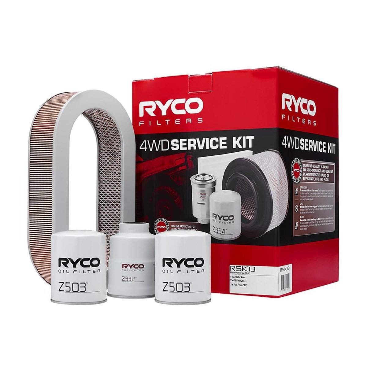 Ryco Filter Service Kit 4x4 RSK13