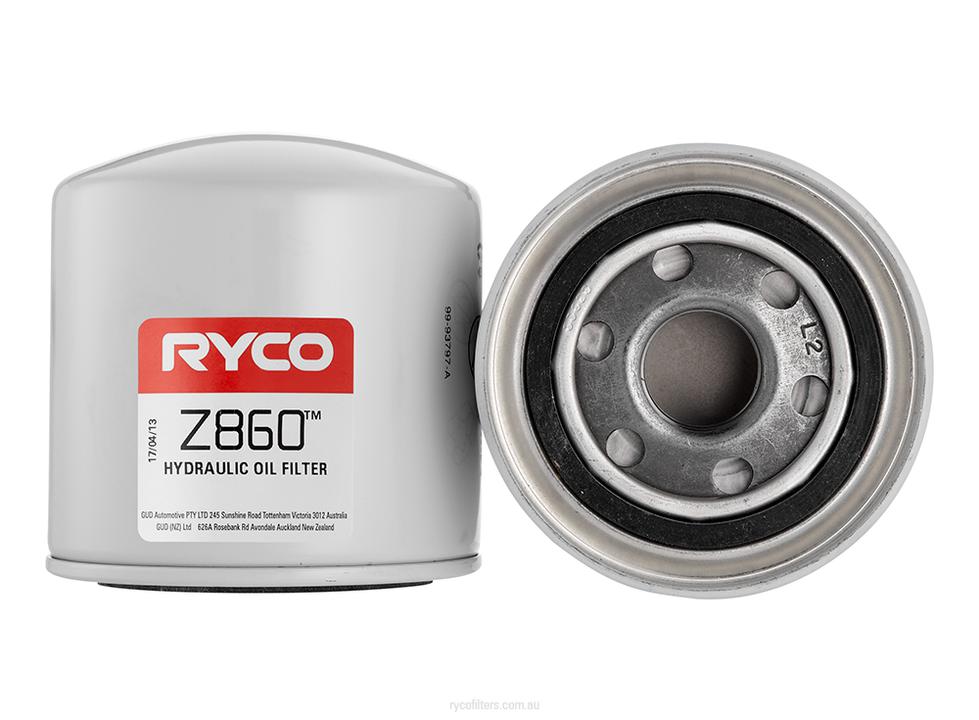 Ryco Oil Filter Heavy Duty Spin-On Hydraulic Z860