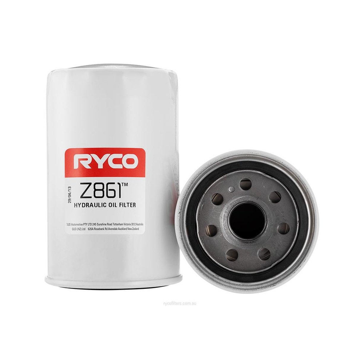 Ryco Oil Filter Heavy Duty Spin-On Hydraulic Z861