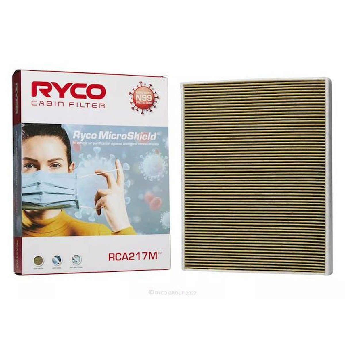 Ryco Microshield N99 Cabin Filter RCA217M