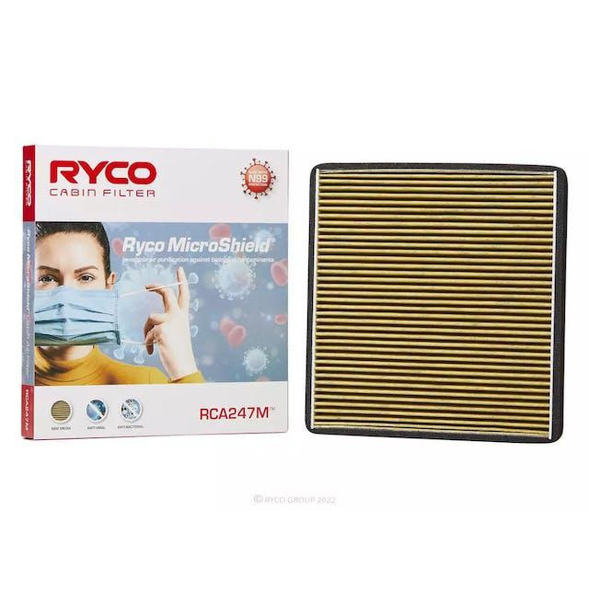 Ryco Microshield N99 Cabin Filter RCA247M