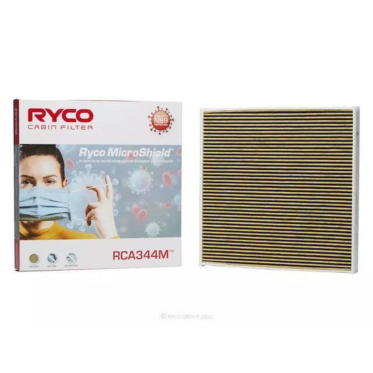 Ryco Microshield N99 Cabin Filter RCA344M