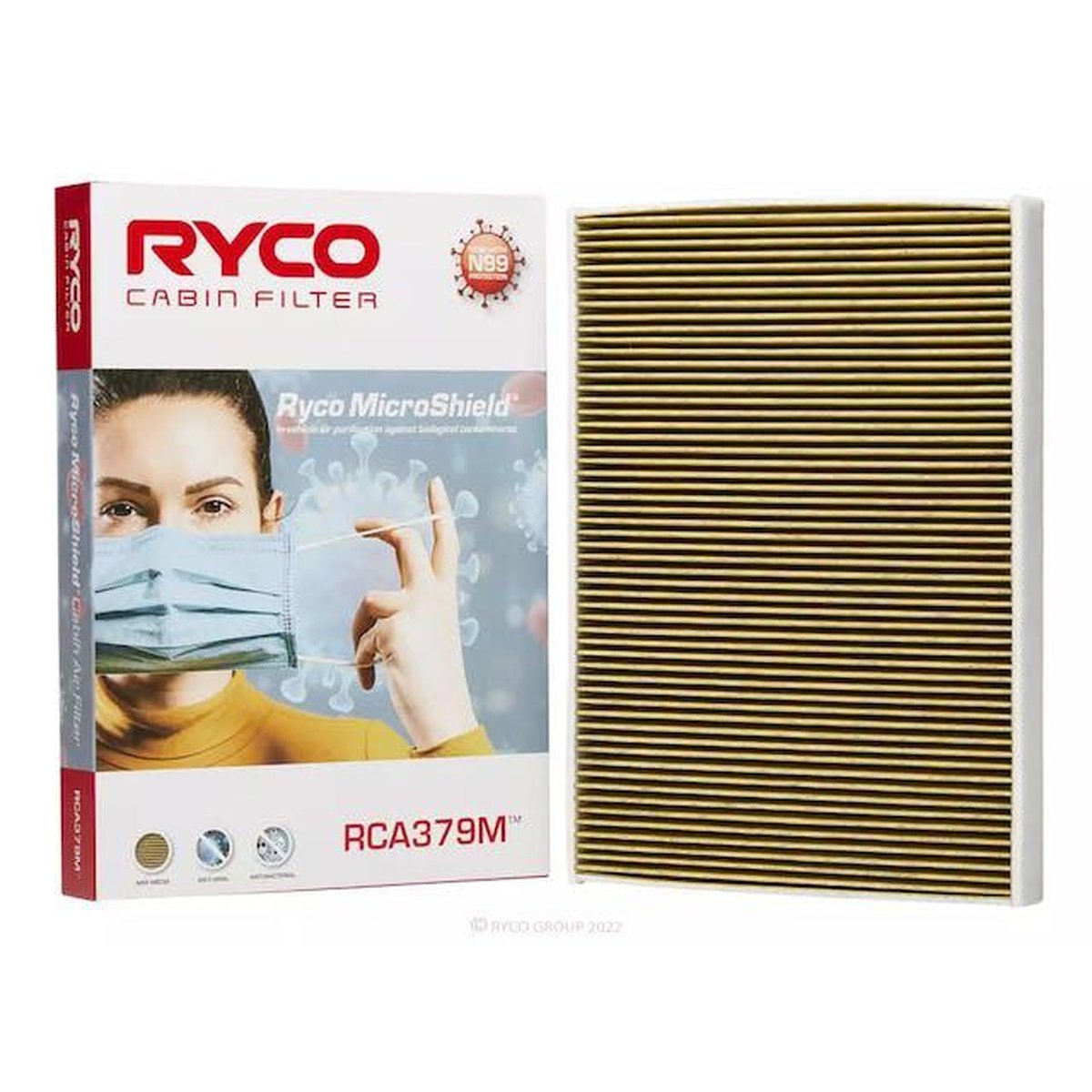 Ryco Microshield N99 Cabin Filter RCA379M
