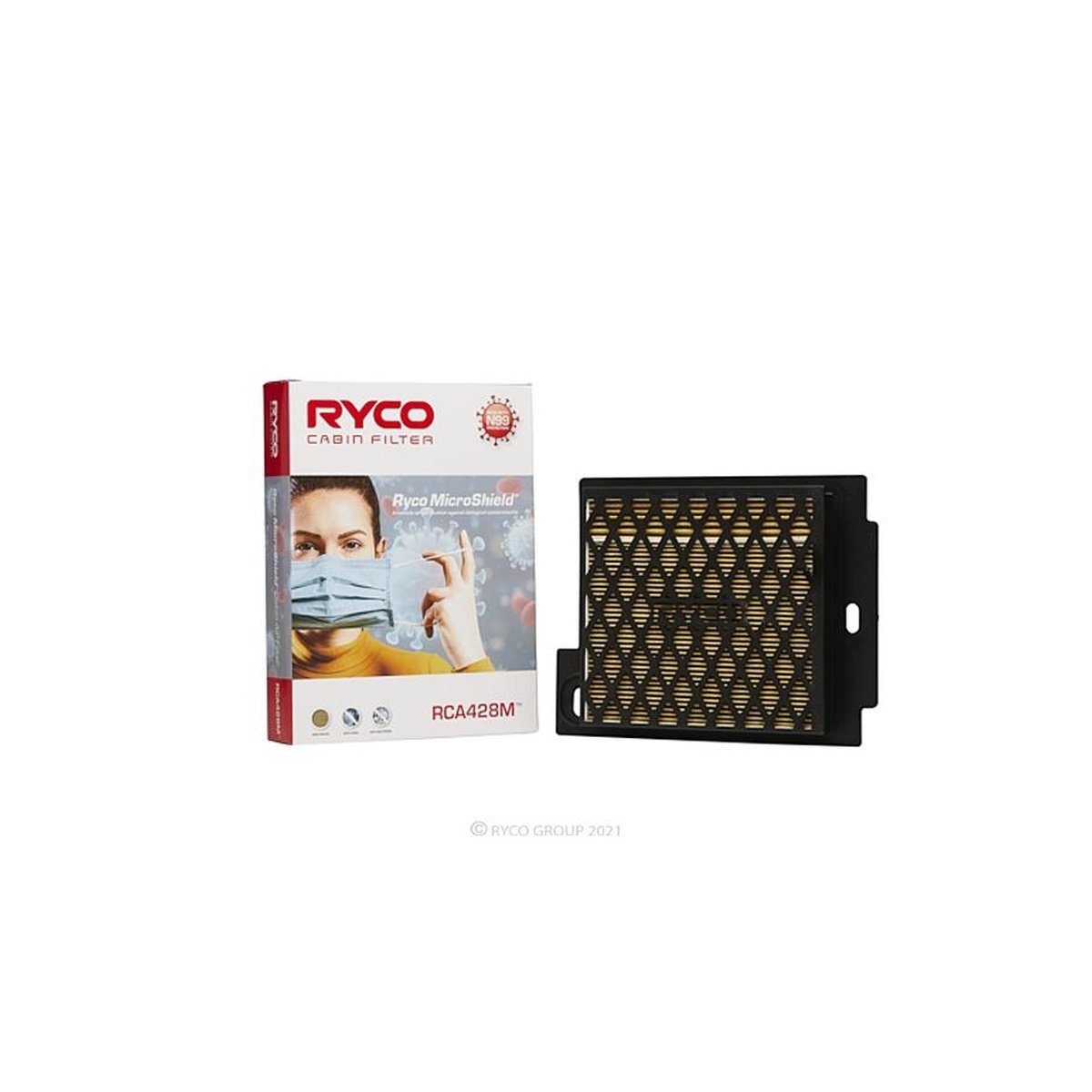 Ryco Microshield N99 Cabin Filter RCA428M