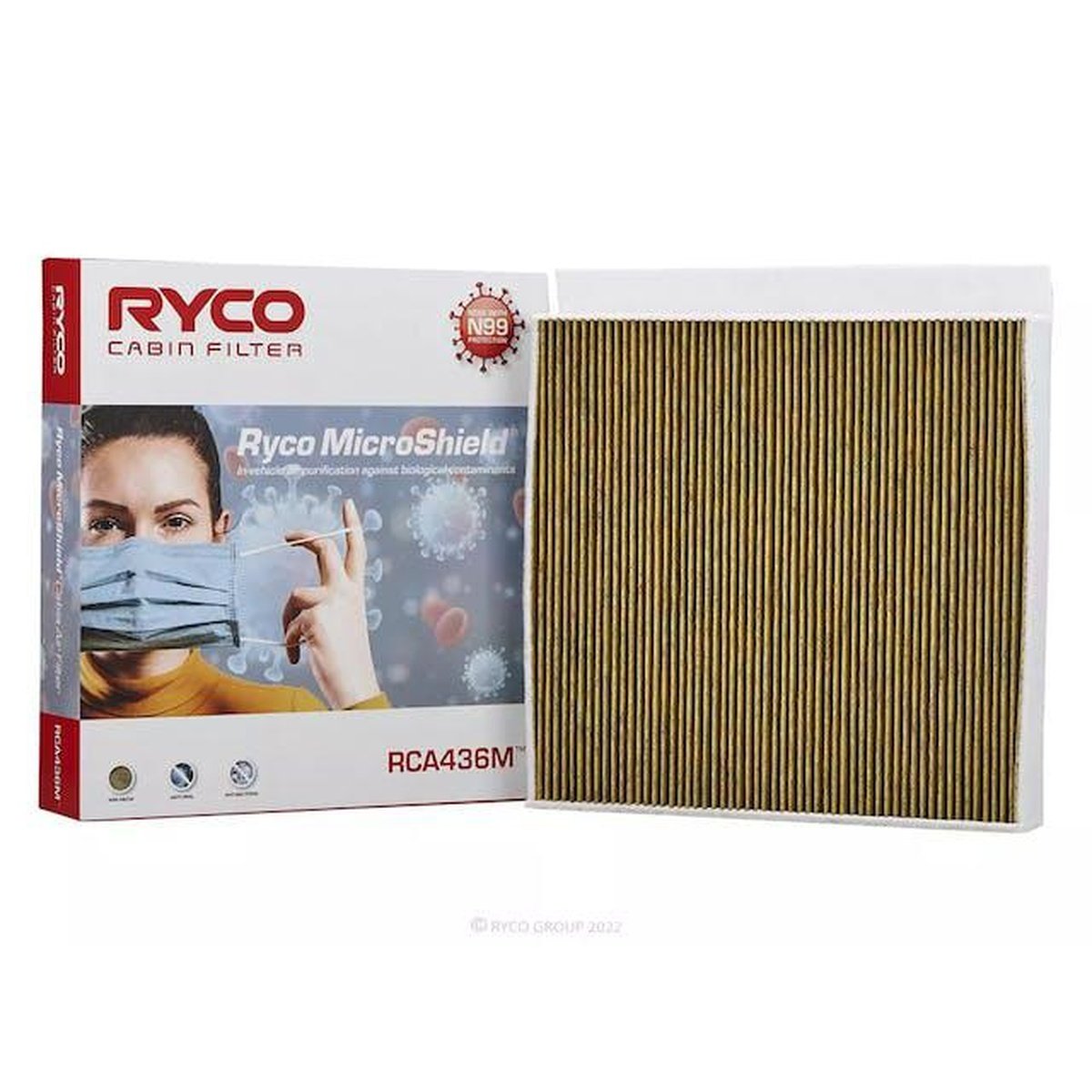 Ryco Microshield N99 Cabin Filter RCA436M