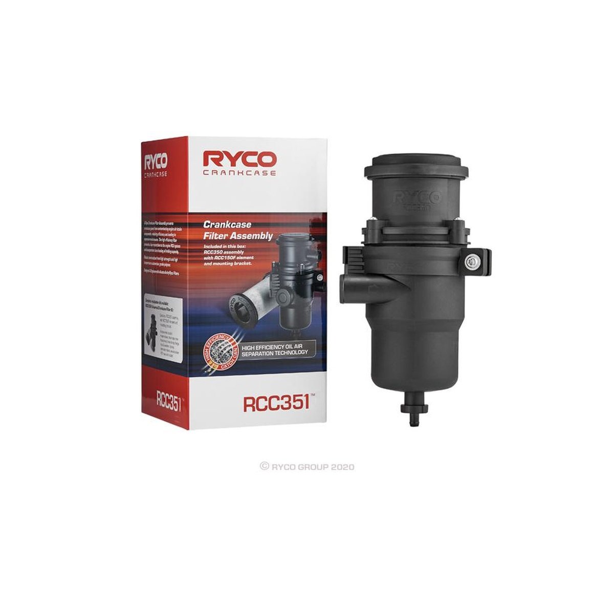 Ryco Catch Can Crankcase Ventilation Filter Assembly RCC351
