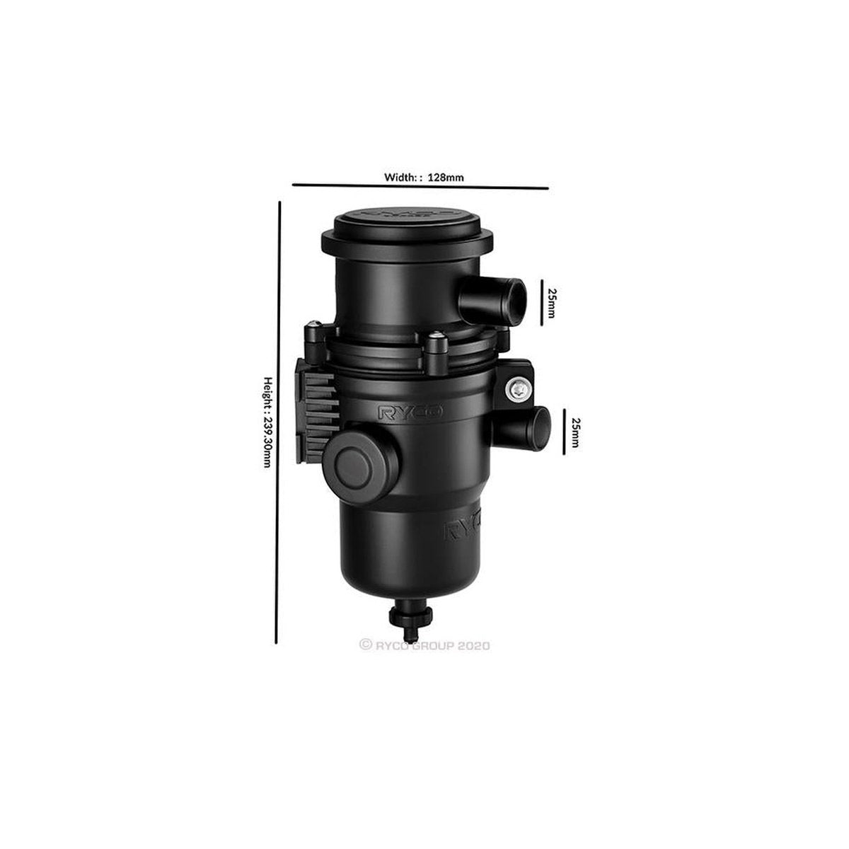 Ryco Catch Can Crankcase Ventilation Filter Assembly RCC351