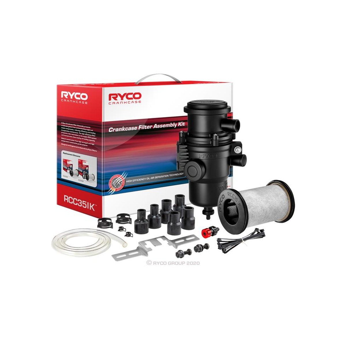 Ryco Universal Catch Can Crankcase Filter Kit RCC351K