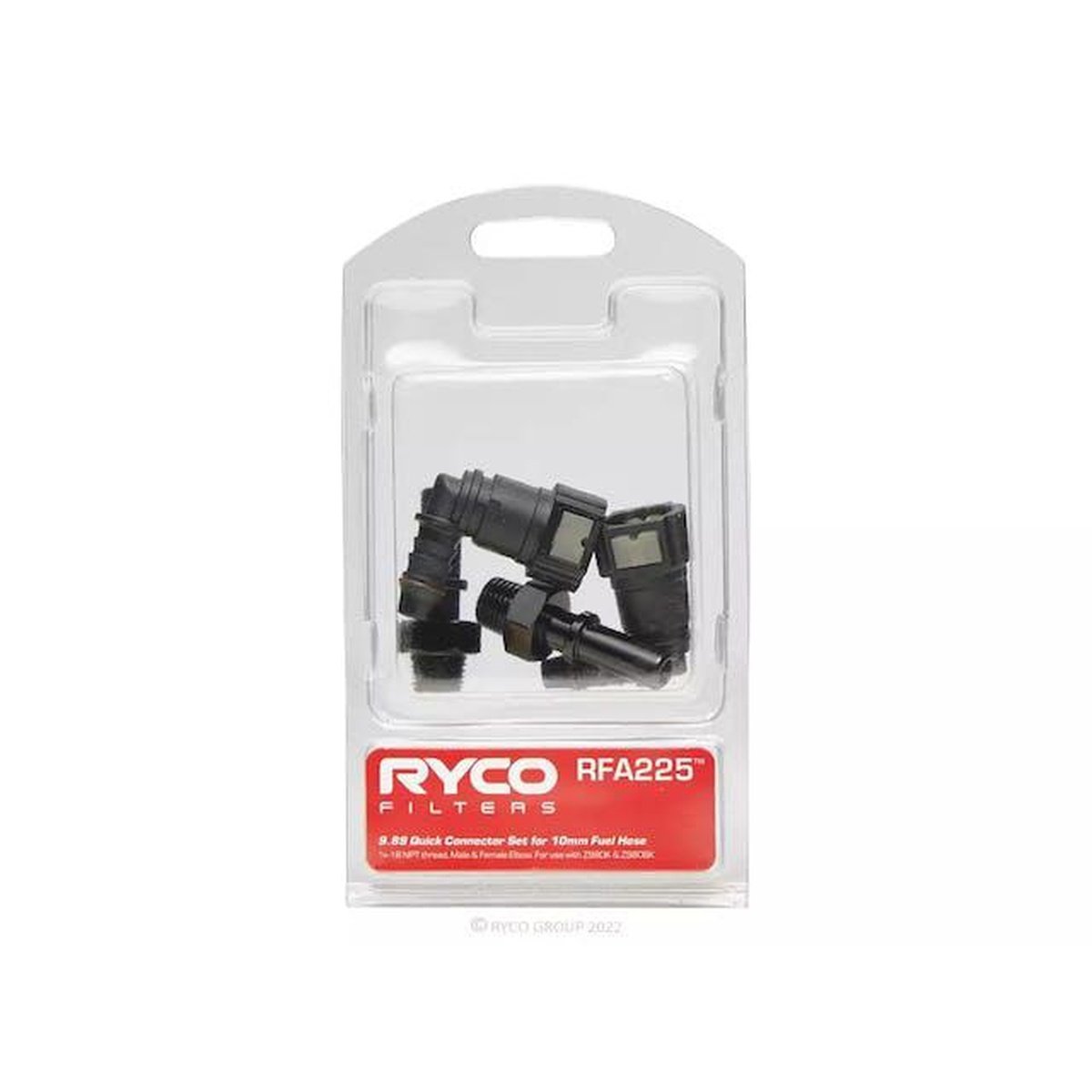 Ryco Quick Connector Fuel Hose 9.89 Twin Pack RFA225