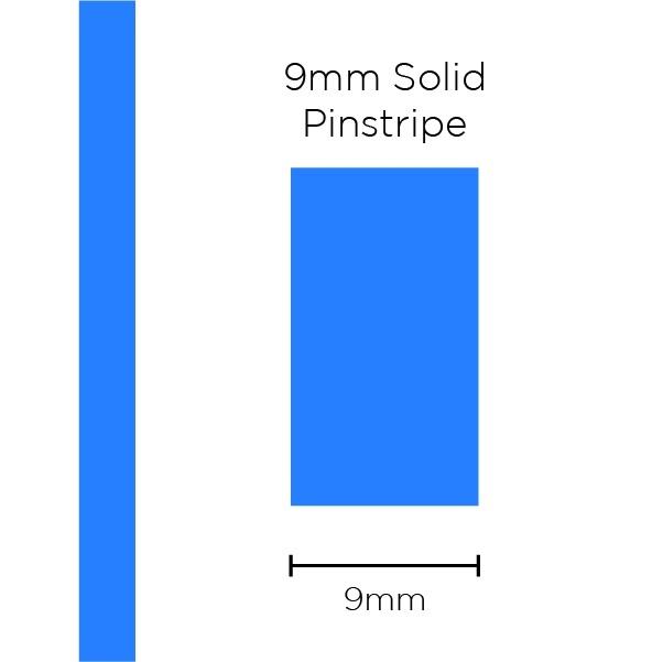 SAAS Pinstripe Solid Medium Blue 9mm x 10m 11304