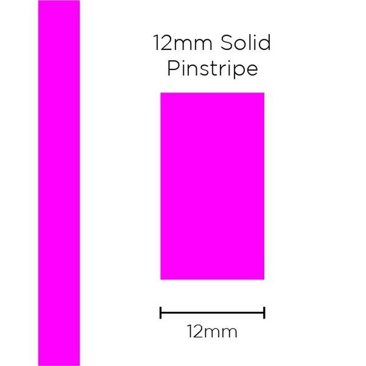 SAAS Pinstripe Solid Pink 12mm x 10m 11411
