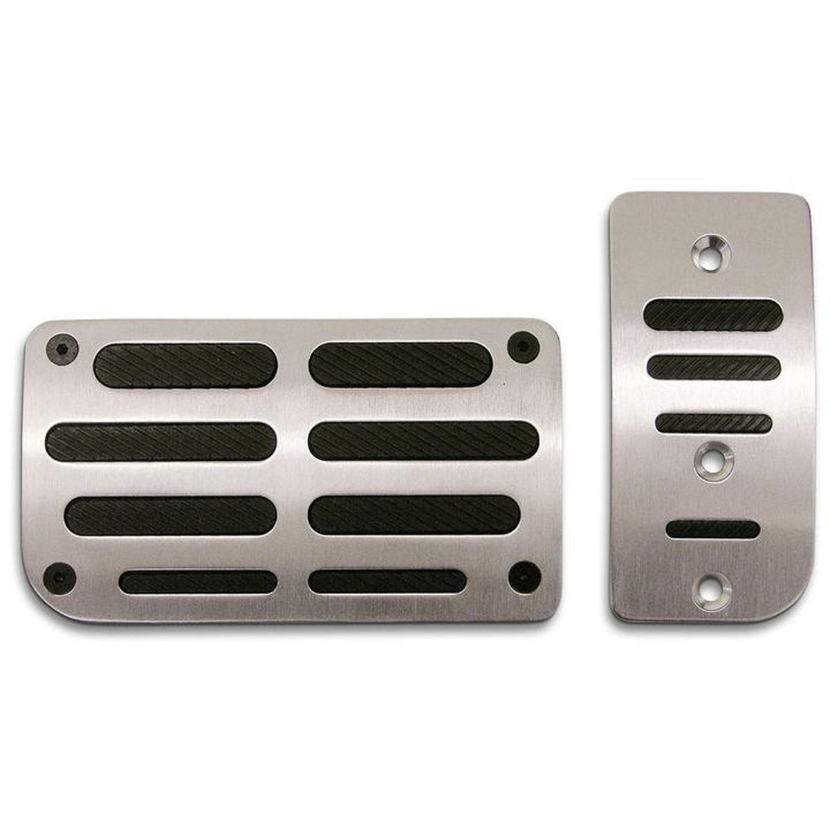 SAAS Pedal Pad Kit Auto - Aluminium Black Slots 23123BA