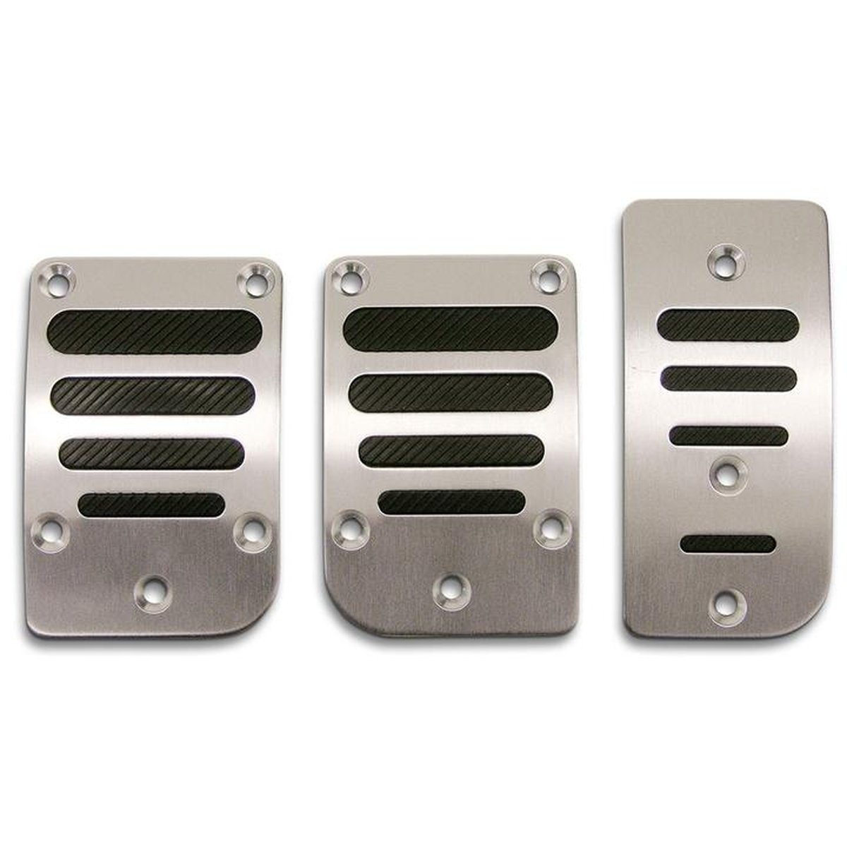 SAAS Pedal Pad Kit Manual - Aluminium Black Slots 23123BM