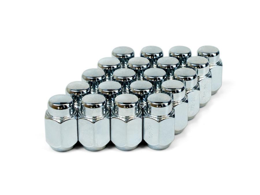 SAAS Wheel Nut Acorn Bulge M14x1.50 Chrome (20 Pack) 35mm