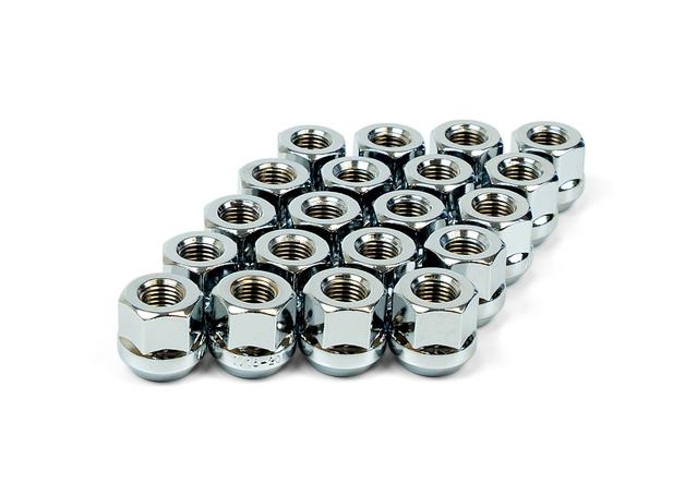 SAAS Wheel Nut Bulge Open End 7/16" Chrom (20 Pack)e 52160B
