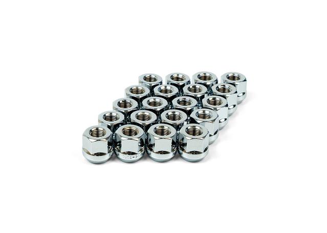 SAAS Wheel Nut Bulge Open End M12x1.50 Chrome (20 Pack) 52166B