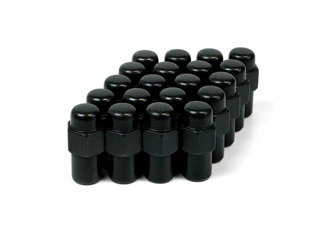 SAAS Wheel Nut Mag M12x1.25 Black 43mm (20 Pack) 74345BBC