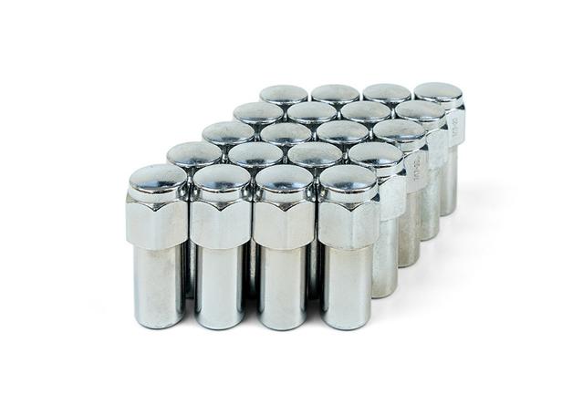SAAS Wheel Nuts Mag M12x1.50 Chrome 60mm (20 Pack) 76046B