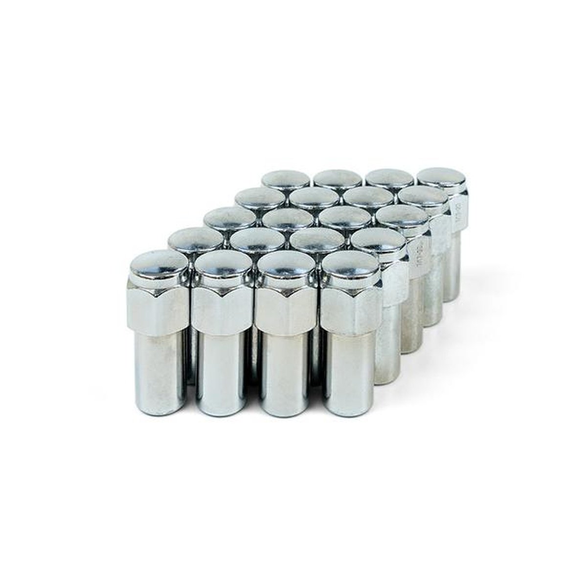 SAAS Wheel Nuts Mag 1/2" Chrome 60mm (20 Pack) 76041B