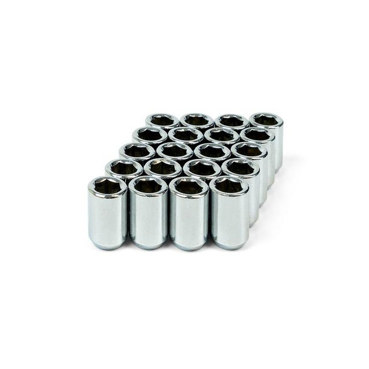SAAS Wheel Nut Internal Hex M12x1.50 Chrome 33mm (20 Pack) 83306B