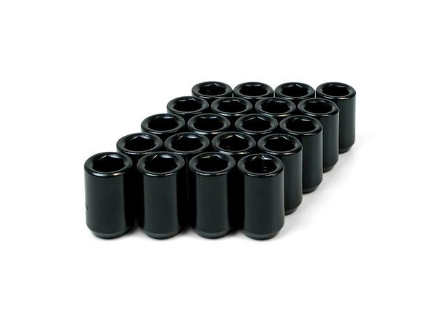 SAAS Wheel Nut Internal Hex M12x1.25 Black 33mm (20 Pack) 83305BBC