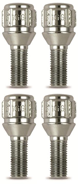 SAAS Locking Wheel Bolts Cone Seat M14x1.5 (4 Pack) 90379