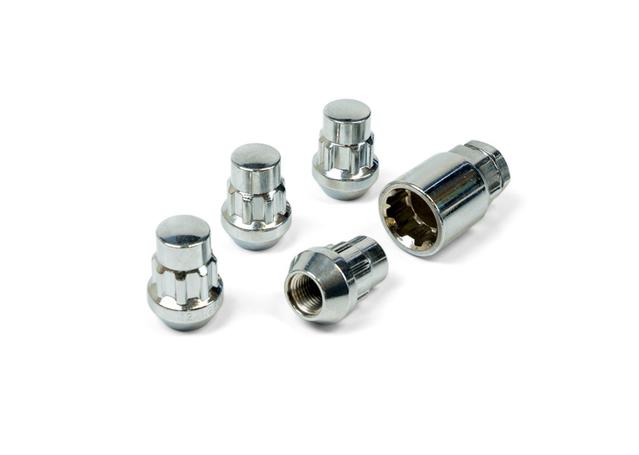 SAAS Locking Wheel Nuts Splined Bulge M12x1.25 (4 Pack) 913025