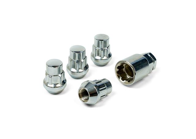 SAAS Locking Wheel Nuts Splined Bulge M12x1.50 (4 Pack) 913026