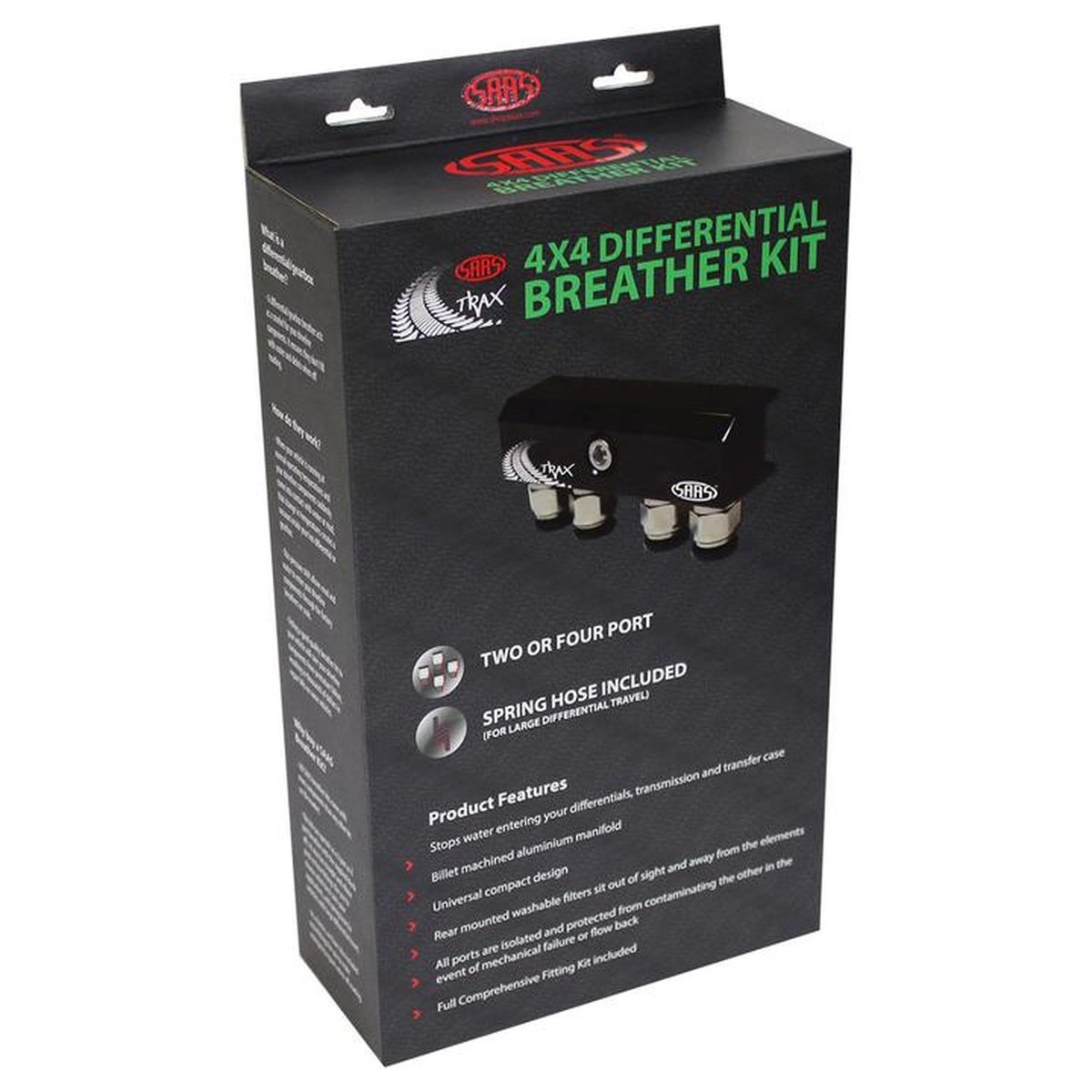 SAAS Diff Breather Kit 4 Port fits Ford Ranger/Mazda BT-50 DB1002
