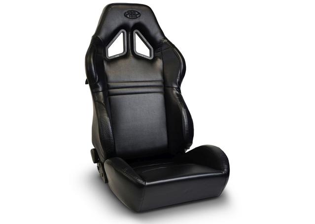 SAAS Sports Seat Kombat Dual Recline PU Leather (Black) E1001L
