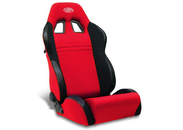 SAAS Sports Seat Vortek Dual Recline (Black/Red) M2002