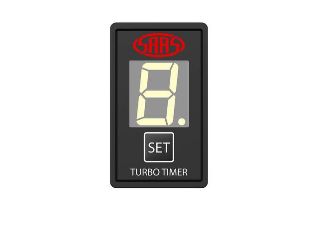 SAAS Turbo Timer Digital Switch Gauge Auto (Suits Toyota) 40x20mm SG81801