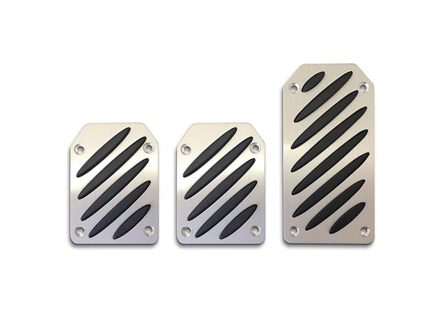 SAAS Pedal Pad Kit Manual - Aluminium Black Slots SPKM8538