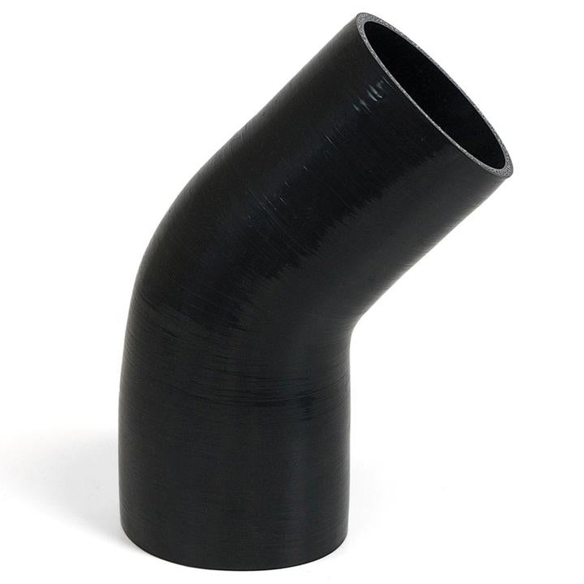 SAAS Silicone 45 Degree Reducer 89 x 102mm Black SSH4589102