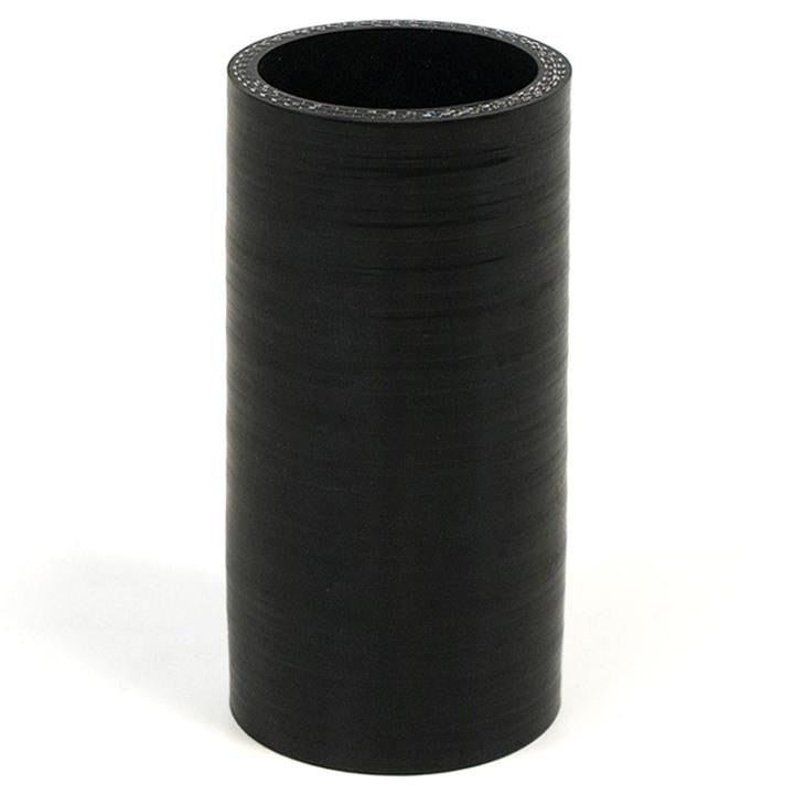 SAAS Silicone Straight Hose 51 x 51 x 127mm Black SSH5151127