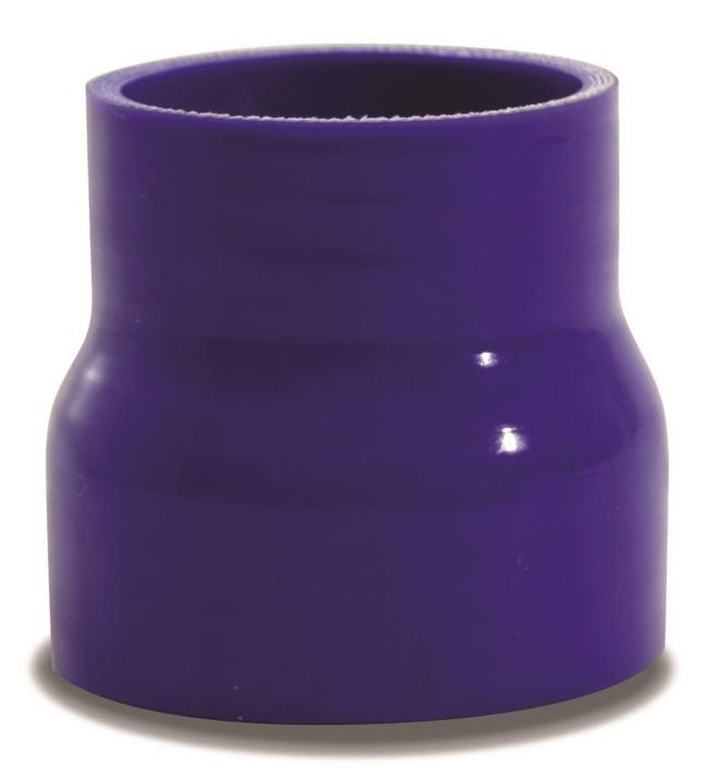 SAAS Silicone Straight Reducer 63 x 76 x 76mm Blue SSH637676E