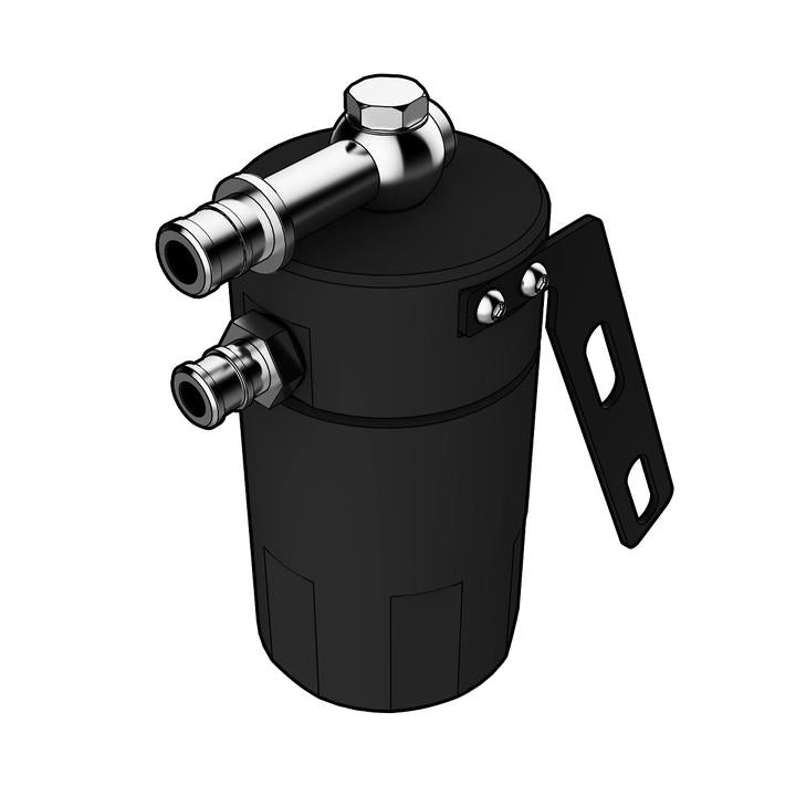 SAAS Oil Catch Can Baffled Billet (Black) 500mL Suits LS1 ST1012