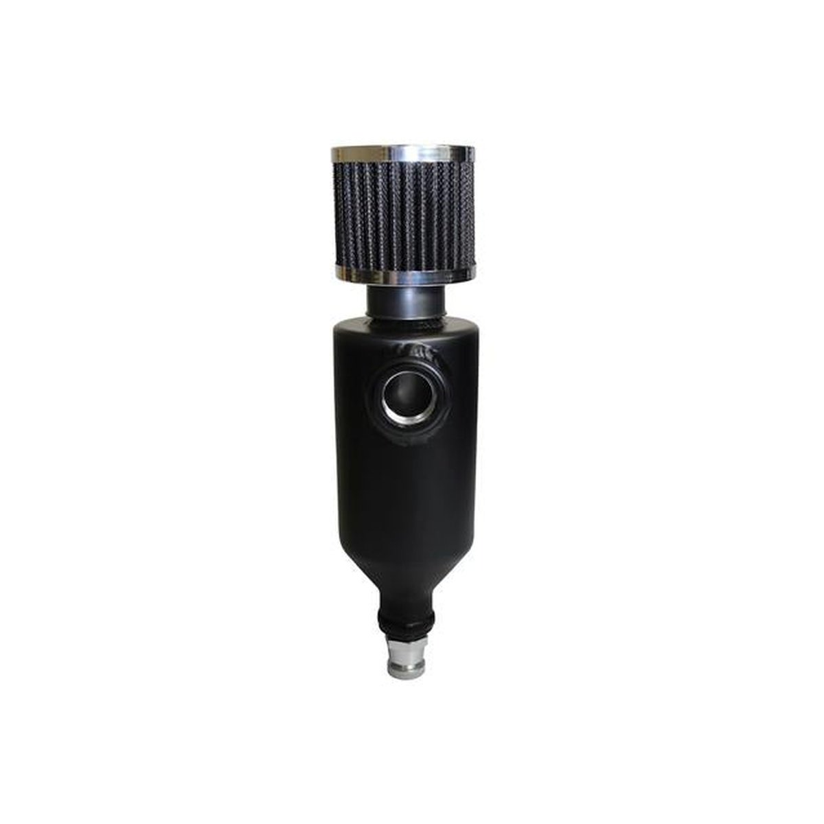 SAAS Oil Catch Can Baffle 1x -12AN Aluminium (Black) 500mL ST2003
