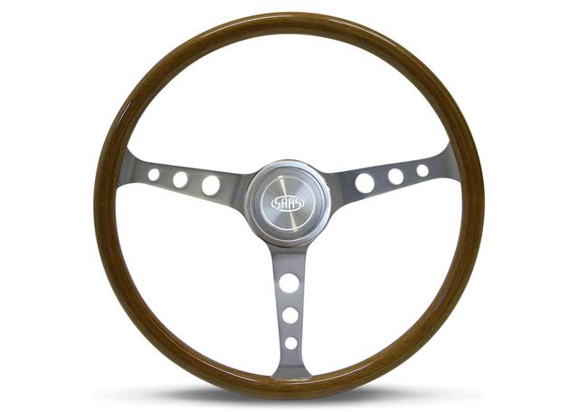 SAAS Steering Wheel Classic Wood Brushed 380mm SW701BAW