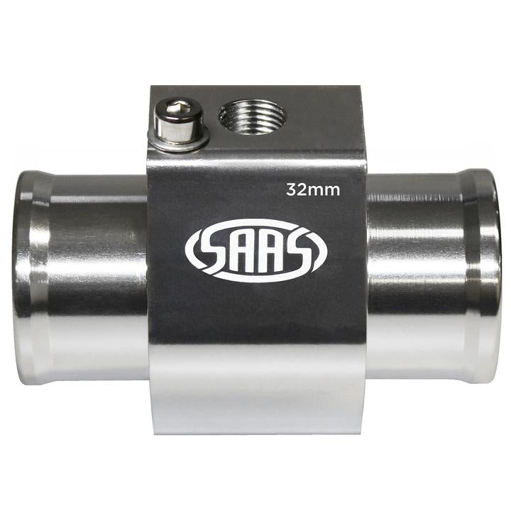 SAAS 32mm Water Temp Hose Adapter Aluminium SWTA32
