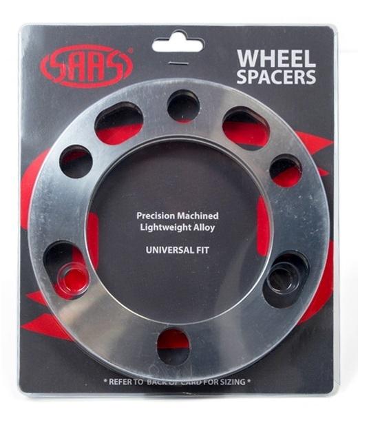 SAAS Wheel Spacer Universal 6 Stud 6mm (Pair) WS6006