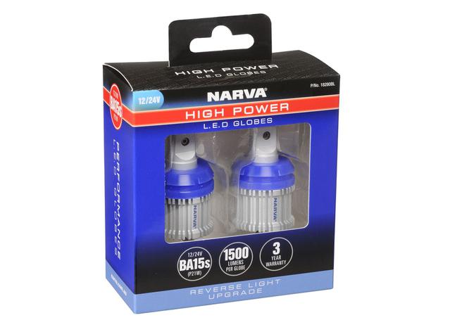 Narva LED Globe BA15S 12/24V HP Rev 18280BL