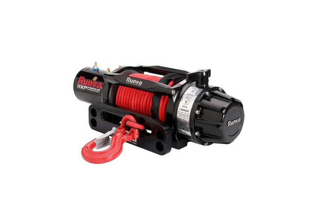 Runva 11XP Premium 4X4 Winch Red 12V 11000lb W/Synthetic Rope IP67 Protection 11XPPREMIUM12VDRED