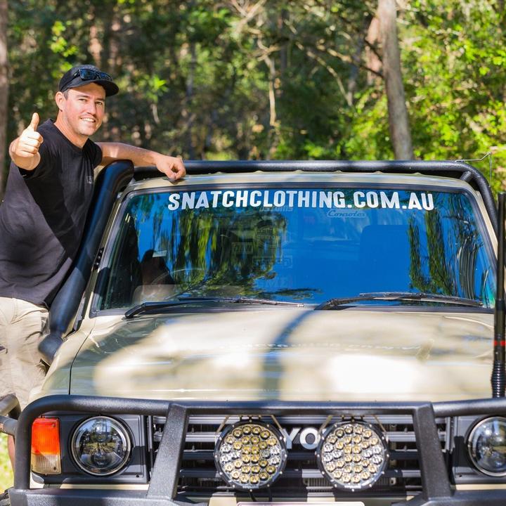 Snatch Windscreen Snatch Sticker White - SU9210WHNA
