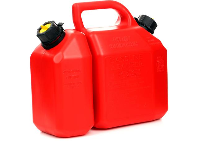 Scepter Fuel Can Combo Plastic 6L/2.5L Red
